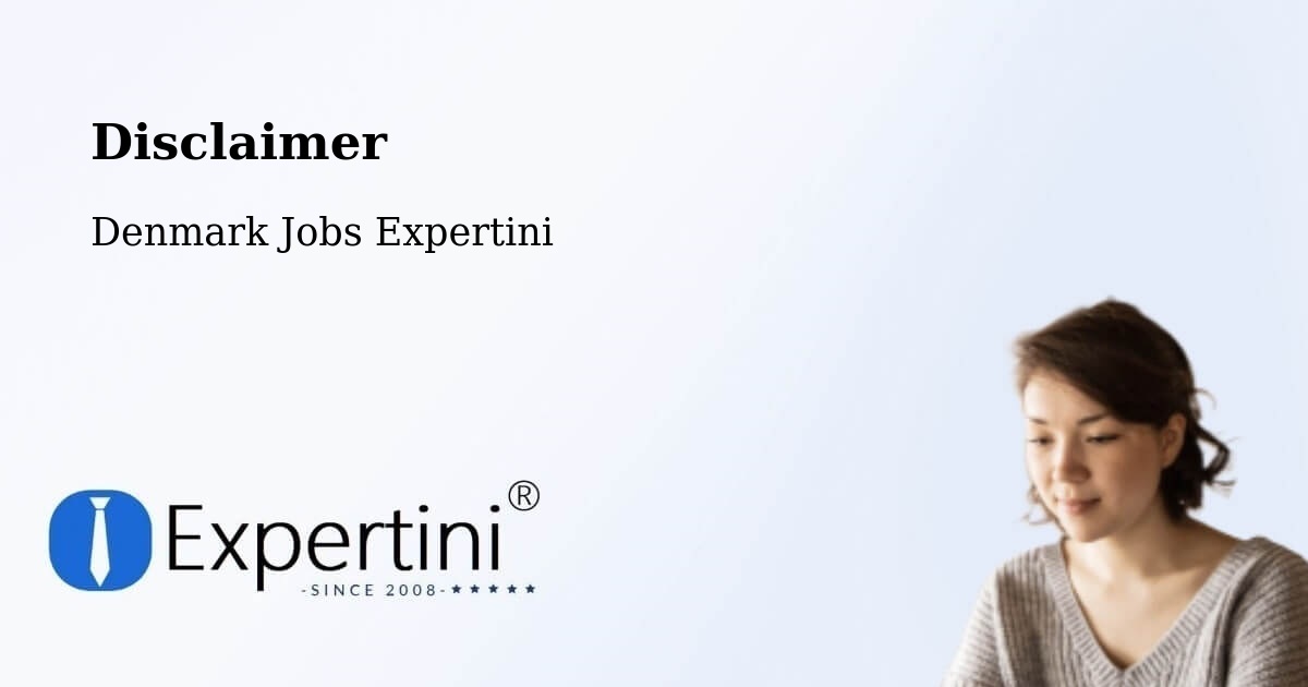Disclaimer – Tønder - Denmark Jobs Expertini