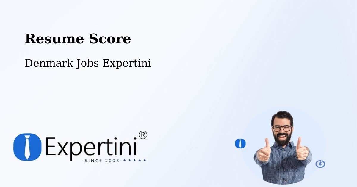 Resume Score & Job Description Match Tool – Tønder - Denmark Jobs Expertini